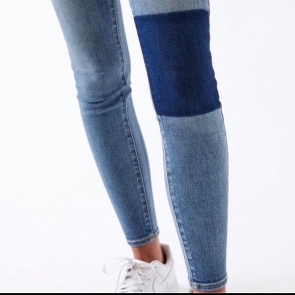 PacSun Knee Panel High Rise Jeans Jeggings, Size 28 - Picture 7 of 7